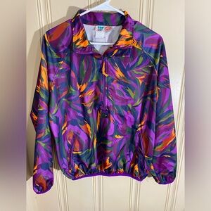 Vintage 90’s In Sport Purple Women Windbreaker Pullover Size Medium